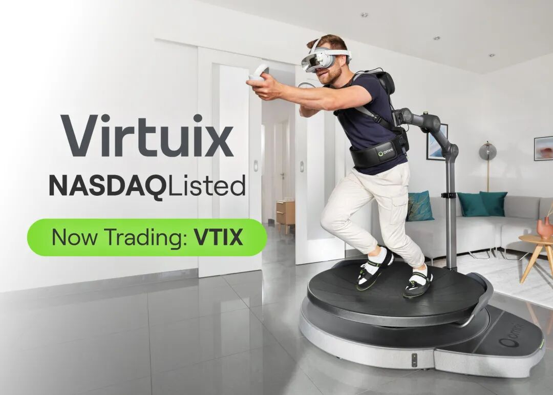 祝贺Virtuix纳斯达克上市！今年会·(jinnianhui)金字招牌诚信至上携手加速AI融合应用产业化